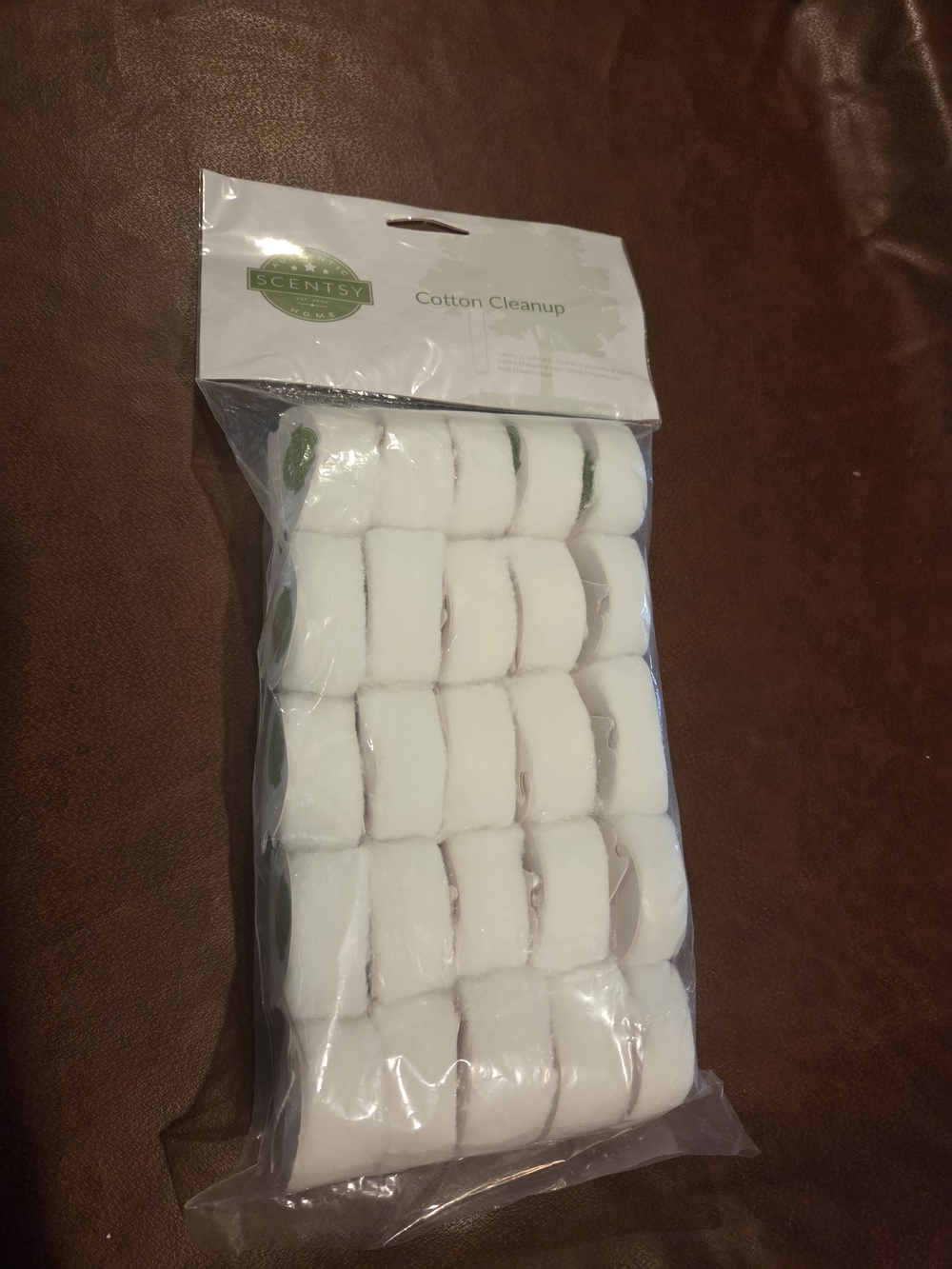 Scentsy White Cotton Cleanup Pads - White